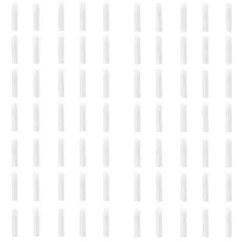 100 шт. Гибкие колпачки для наконечников, резиновые колпачки для концов, колпачки для решетки посудомоечной машины, наконечники, корзины, ремонт L белый