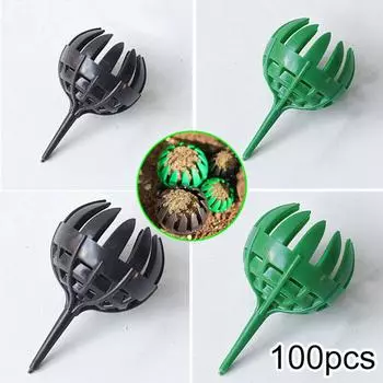 100 шт. горшок для удобрения универсальный контейнер для удобрения устойчивый простой в использовании крышка для удобрения ящик для двора