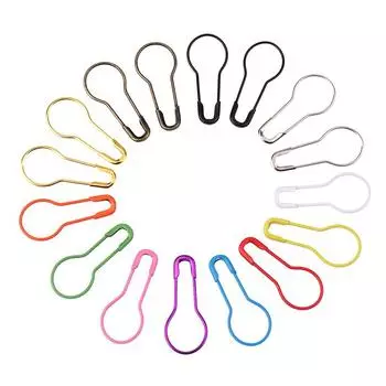 100 шт. игольчатый зажим для вязания крючком, инструмент для вязания крючком, метки для одежды, маркеры разноцветный