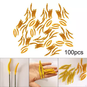 100 шт. искусственные каллы лилии тычинки части цветка лотоса художественная композиция DIY ядра 4.8cm