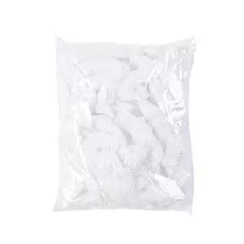 100 шт. Эластичные Водонепроницаемые Шапочки для Душа для Взрослых Одноразовые Спа Дом Шапочка для Волос Высококачественные Водонепроницаемые Шапочки для Душа Оптом