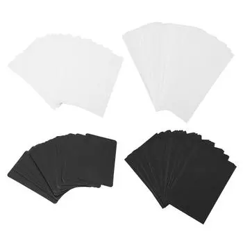 100 шт. картона многоцелевого назначения плотный стильный простой картон бумага для открыток приглашения на вечеринку 9x5.4cm / 3.5x2.1in, 350gsm, B