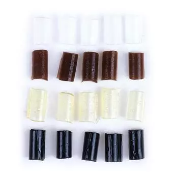 100 шт. кератиновый клей для накладных ногтей Tip U Tip Fusion коричневый