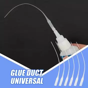 100 шт. Клеевые микронаконечники, пластиковые наконечники для бутылок с клеем, удлинитель для клея, точный аппликатор, насадка для капельной трубки для ремесленной лаборатории United States