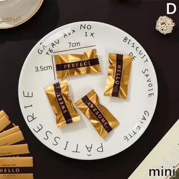 100 шт. кофе сладкое печенье конфеты герметичные пакеты нуга упаковка маленькая машина герметичный алюминиевый пленочный пакет