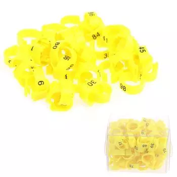 100 шт., кольцо для ног птицы, голубя, курицы, вывеска, несущее кольцо с знаком