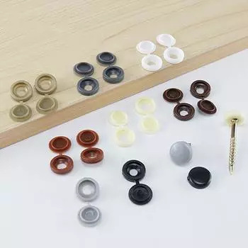 100 шт. колпачков для винтов, практичных самонарезающих винтов, гаек, болтов, защитных чехлов