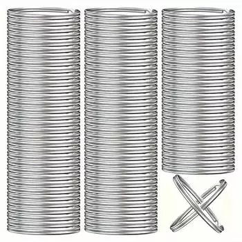 100 шт./компл. 20 мм железный брелок для ключей многофункциональный брелок прочный домашний ключ и автомобильный ключ аксессуары DIY аксессуары 100pcs/set