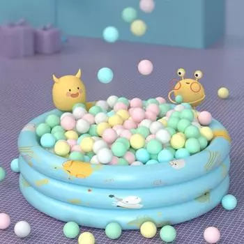 100 шт./компл., 7 см, красочные пит-боллы, утолщенные полиэтиленовые, устойчивые к раздавливанию, BPA, фталат, безопасные для улицы, в помещении, для малышей A