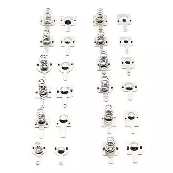 100 шт./компл. батарейка типа Aa или Aaa, пружина 7, нет. Положительные и отрицательные контакты Аккумуляторная шрапнель