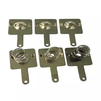 100 шт./компл. батарейка типа Aa или Aaa, пружина 7, нет. Положительные и отрицательные контакты Аккумуляторная шрапнель