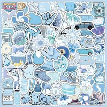 100 шт./компл. Ins Blue VIBES Art Mini домашние собаки наклейки DIY модные наклейки наклейки
