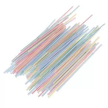 100 шт./компл. изогнутые пластиковые соломинки для коктейлей, вечеринок, свадеб и дней рождения
