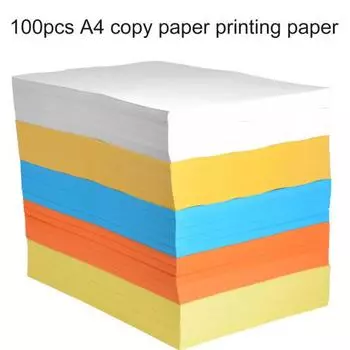 100 шт./компл. копировальная бумага Festive Touch без запаха DIY двусторонняя художественная бумага для офиса разноцветный
