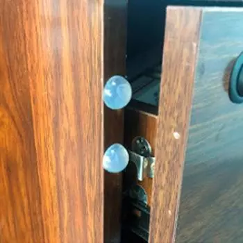 100 шт./компл. наклейки на бампер, предотвращающие столкновения, мини-силиконовый полукруглый дверной бампер, хозяйственные товары E