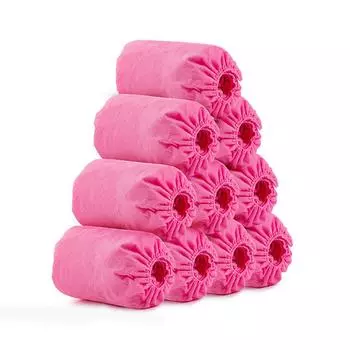 100 шт./компл. одноразовые противоскользящие бахилы дышащие защитные бахилы из нетканого материала