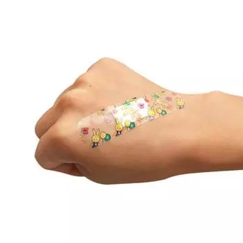 100 шт./компл. Пластырь для перевязки ран с изображением животных из мультфильмов, кавайный пластырь для детей, пластыри для оказания первой помощи, экстренный пластырь NOS разноцветный