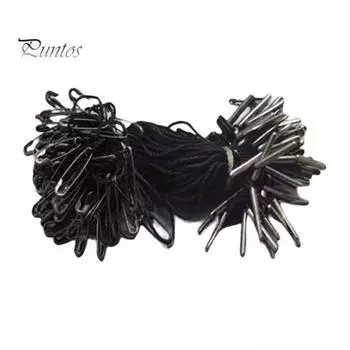 100 шт./компл., полиэстеровая веревка, стабильная многофункциональная съемная ручная работа, сделай сам, металлические булавки, пряжка, одежда, хлопковая бирка, веревка для дома белый