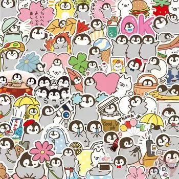 100 шт./компл. Q забавные наклейки-эмодзи с изображением пингвина DIY скрапбукинг альбом декор наклейки наклейки