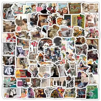 100 шт./компл. ретро сращивание коллаж арт мини-наклейки DIY модные наклейки наклейки