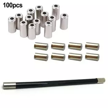 100 шт. Концевая крышка троса 4 мм/5 мм, ABS, рычаг переключения передач тормоза