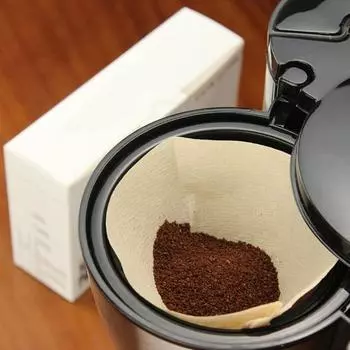 100 шт. конусный фильтр для кофе, утолщенный пищевой фильтр с безопасным краем, прессованный из тонкой бумаги, оригинальный фильтр-мешок из древесной массы 100pcs