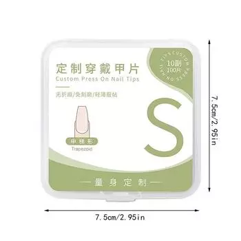 100 шт./кор. накладные ногти, прозрачные доспехи, ультратонкие и бесследные наращивания ногтей, салон «сделай сам»