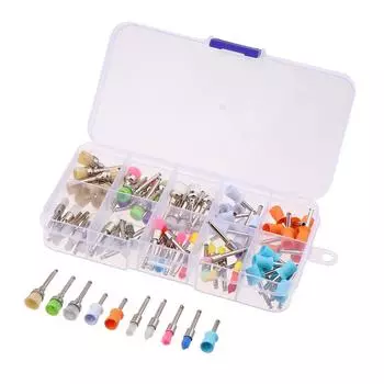 100 шт./кор. стоматологическая лабораторная нейлоновая пряжка стоматологическая полировальная чашка одноразовая стоматологическая щетка головка профилактическая полирующая чашка