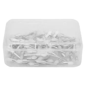 100 шт./кор., стоматологические конические полировальные щетки для стоматологических наконечников с низкой скоростью