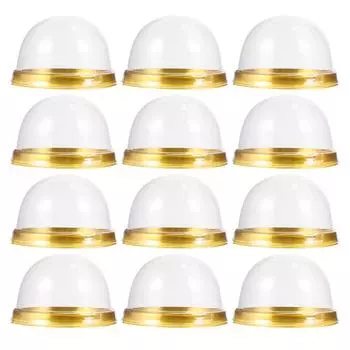 100 шт. коробок с кремовыми ломтиками, кексы-куполы, десерт на день рождения, крещение ребенка