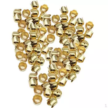 100 шт кожаный шнур Концевые заглушки Кисточка Крышка из бисера для изготовления ювелирных изделий своими руками