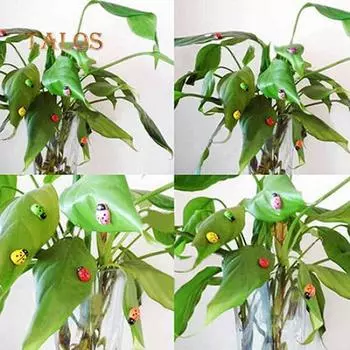 100 шт. красочные мини 3D наклейки на стену домашний декор балкон детские игрушки сделай сам божья коровка божья коровка