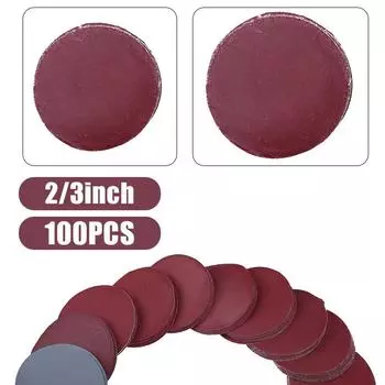 100 шт. Круглые шлифовальные диски, наждачная бумага, зернистость 800-3000, полировальная бумага, аксессуары для угловых шлифовальных машин, абразивный инструмент