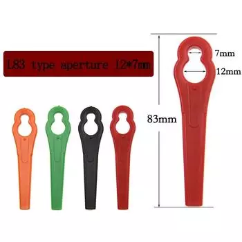 100 шт. L83 Пластиковые Лезвия для Газонокосилки в Форме Тыквы, Садовый Газонокосилка, Электроинструмент Аксессуары Набор Лезвий