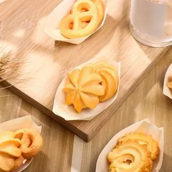 100 шт. Лодка для сервировки суши в японском стиле, одноразовые одноразовые пищевые подносы для десерта, салата и закусок, сервировочный поднос для еды, кухонные принадлежности 3Inch