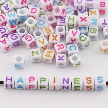 100 шт./лот акриловые бусины с буквами, ювелирные изделия для DIY ожерелья, браслета 6 мм, модная оптовая продажа, высокое качество, новинка English letter A