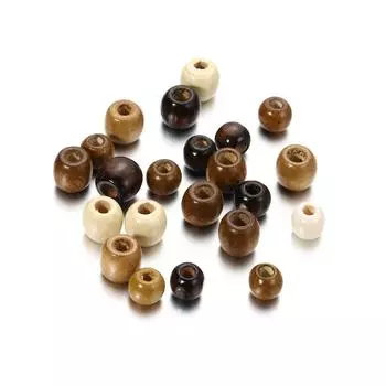 100 шт./лот деревянные янтарные бусины 10/12 мм натуральные круглые свободные распорные кленовые бусины для DIY браслета, ожерелья, аксессуары для изготовления ювелирных изделий 9X10mm