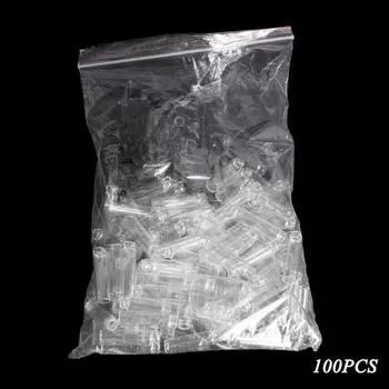 100 шт. / Лот мини косметические духи эфирное масло образец стеклянной бутылки контейнеры 2ml