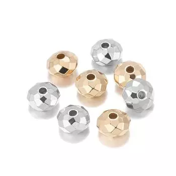 100 шт./лот, оптовая прокладка для семян, круглые пластиковые бусины CCB, свободные бусины для браслета, ожерелья, аксессуары для изготовления ювелирных изделий своими руками