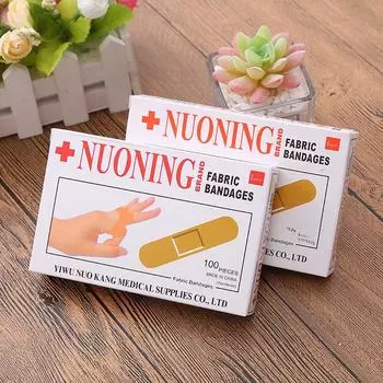 100 шт./лот, пластырь с рисунком животных, гемостаз, клейкие повязки, аптечка первой помощи, пластырь для ран, пластырь для детей