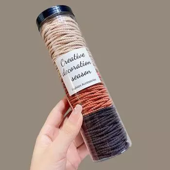 100 шт./лот Резинки для волос Однотонные Эластичные Резинки для волос Повязка на голову Скранчи Аксессуары для волос