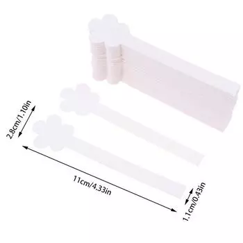 100 шт./лот Тестирование ароматерапевтических ароматов духов эфирных масел Тестовые бумаги