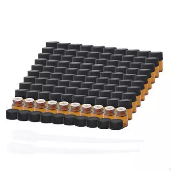 100 шт. маленьких пустых стеклянных бутылок, дорожные бутылки, подарки на день рождения, многоразовые украшения No Hole Stopper 2ml