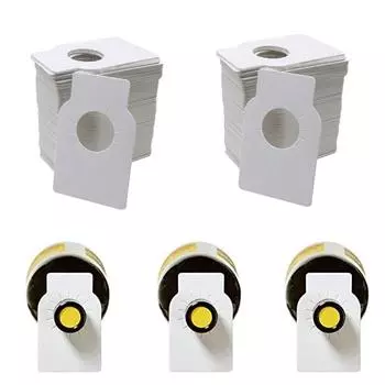 100 шт. маркировка на бумажных этикетках для барной стойки, аксессуары для бутылок, этикетка для бутылок, этикетка для винных бутылок белый