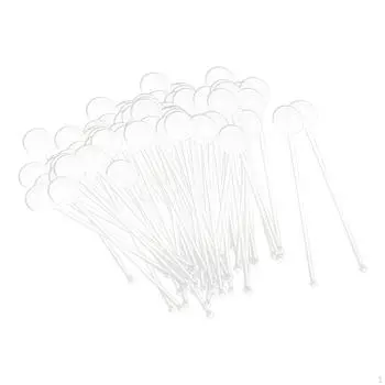 100 шт. мешалок для кофе, ручных лопастей для напитков, лопастей для коктейлей, для пива, кулинарии и чистый