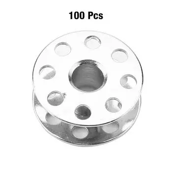 100 шт. Металлические шпульки для универсальных промышленных швейных машин (270010 с отверстиями)