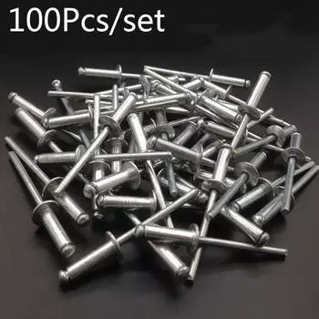 100 шт. металлообрабатывающие домашние заклепки для ногтей для мебели, автомобильные слепые заклепки, сломанная оправка