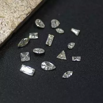 100 шт. микро циркониевые ногти специальной формы аксессуары для ногтей супер вспышка белый мини заостренный нижний цирконий 1*2*3mm