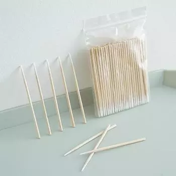 100 шт. микродеревянные ватные палочки для наращивания ресниц инструменты для микроблейдинга тату деревянные палочки косметические ватные палочки наконечники 100pcs
