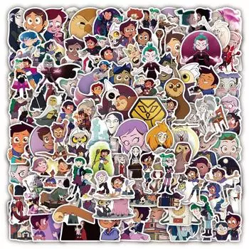 100 шт. Милые наклейки «Дом совы» для ноутбука, автомобиля, велосипеда, багажа, гитары, скейтборда